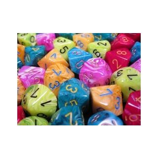 Chessex Vortex Bag of 50 Polyhedral d10 Dice (LE718) **Special Offer**
