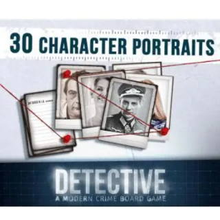 Detective: 30 Character Portraits - Mini Expansion - Spanish