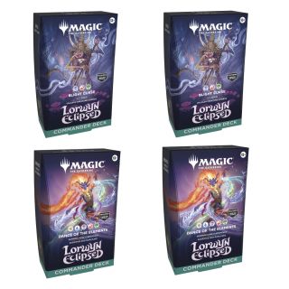 Magic the Gathering: "Lorwyn Eclipsed" Commander Deck Master Case 4ct. - ENGLISH