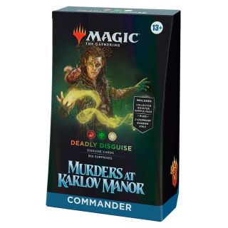 Magic the Gathering: "Murders at Karlov Manor" Commander Deck Master Case 4ct. - ENGLISH **NET P... ** Special Offer **