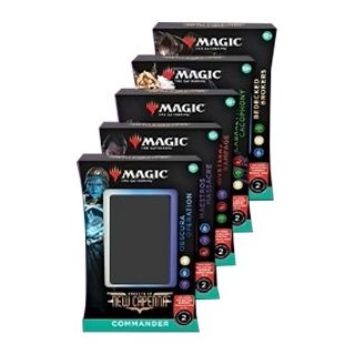 Magic the Gathering: "Streets of New Capenna" Commander Deck Master Case 5ct. - ENGLISH **NET PRICE** ** Special Offer **
