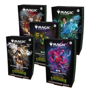 Magic the Gathering: "Secrets of Strixhaven" Commander Deck Master Case 5ct. - ENGLISH