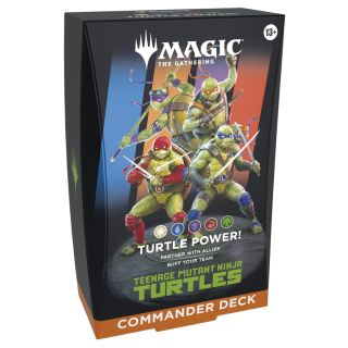 Magic the Gathering: "Teenage Mutant Ninja Turtles" Commander Deck Master Case 4ct. - ENGLISH