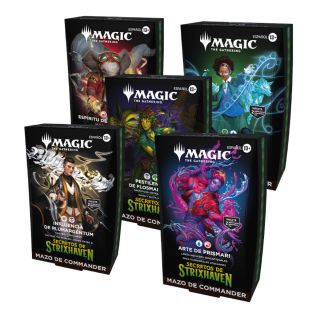 Magic the Gathering: "Secrets of Strixhaven" Commander Deck Master Case 5ct. - SPANISH