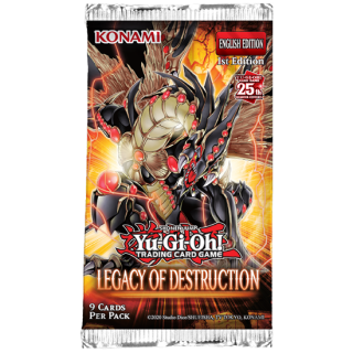 Yu-Gi-Oh! TCG: Legacy of Destruction loose booster pack (Player Participation) - ENGLISH